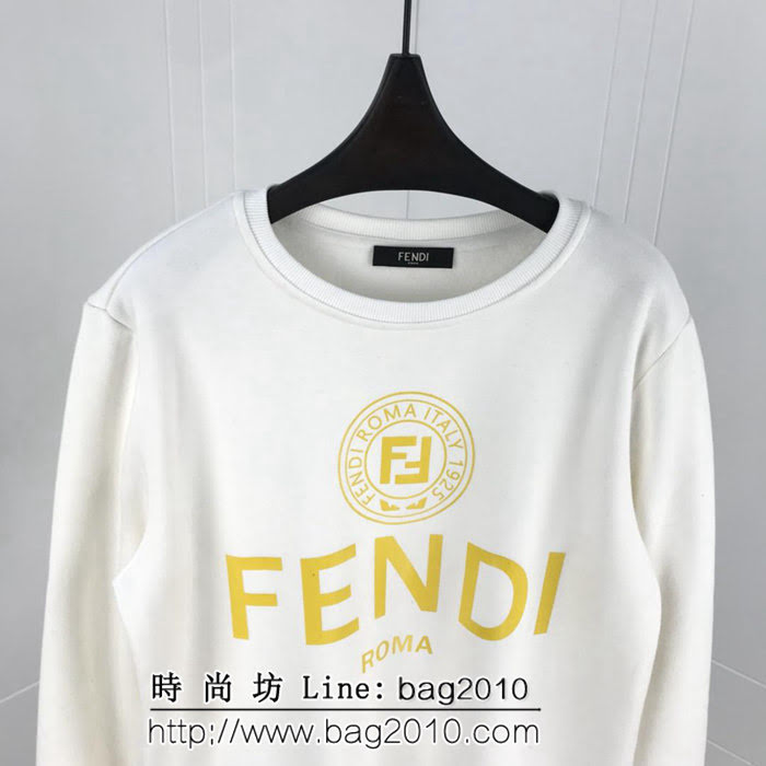 Fendi芬迪 18ss秋冬新款套頭衛衣 定制純棉加絨面料 高版本男女同款 ydi2057